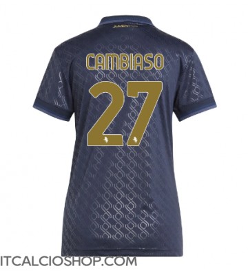 Juventus Andrea Cambiaso #27 Terza Maglia Femmina 2024-25 Manica Corta